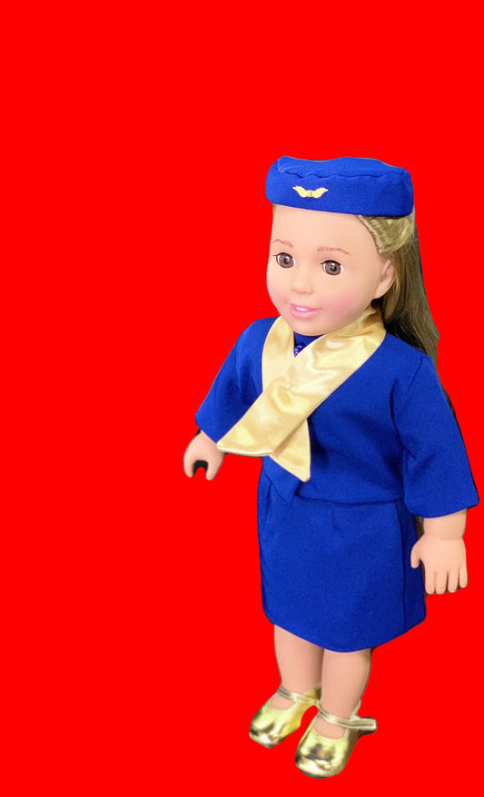 Flight Attendant Doll